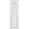 Ekena Millwork Vertical Surface Mount PVC Gable Vent: Functional, w/ 3-1/2"W x 1"P Standard Frame, 12"W x 36"H GVPVE12X3601SF - alternate 1
